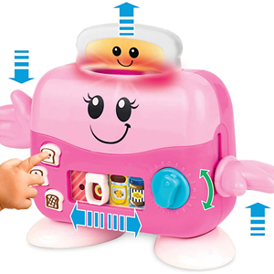 توستر کودک موزیکال صورتی Winfun مدل 007530_اسباب بازی